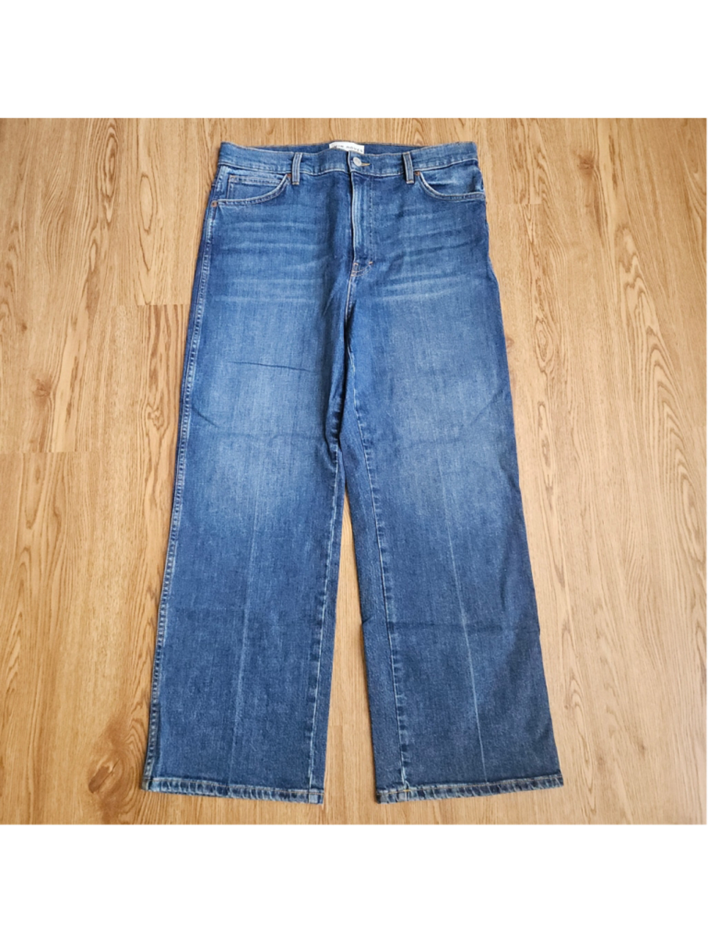 Twin Doves Emerson Fry Treasure Straight Ankle Jeans Blue Womens 32 Denim